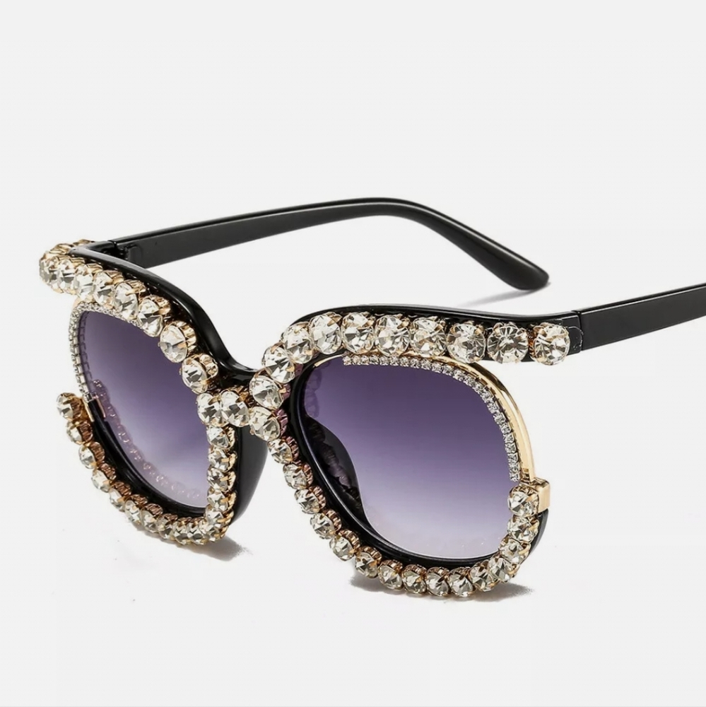 Ultra Bling Oversized Sunglasses